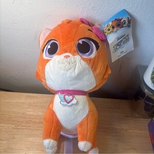 Disney Store Jr. T.O.T.S. MIA THE ORANGE KITTEN 9" Plush Stuffed Animal Toy NEW